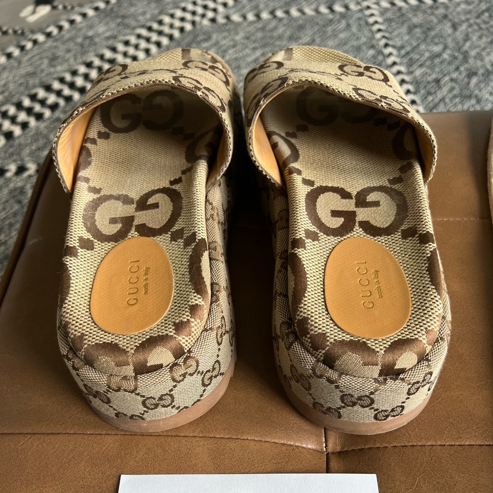 GUCCI WOMEN'S PLATFORM SLIDE SANDAL - Picture 3 of 16